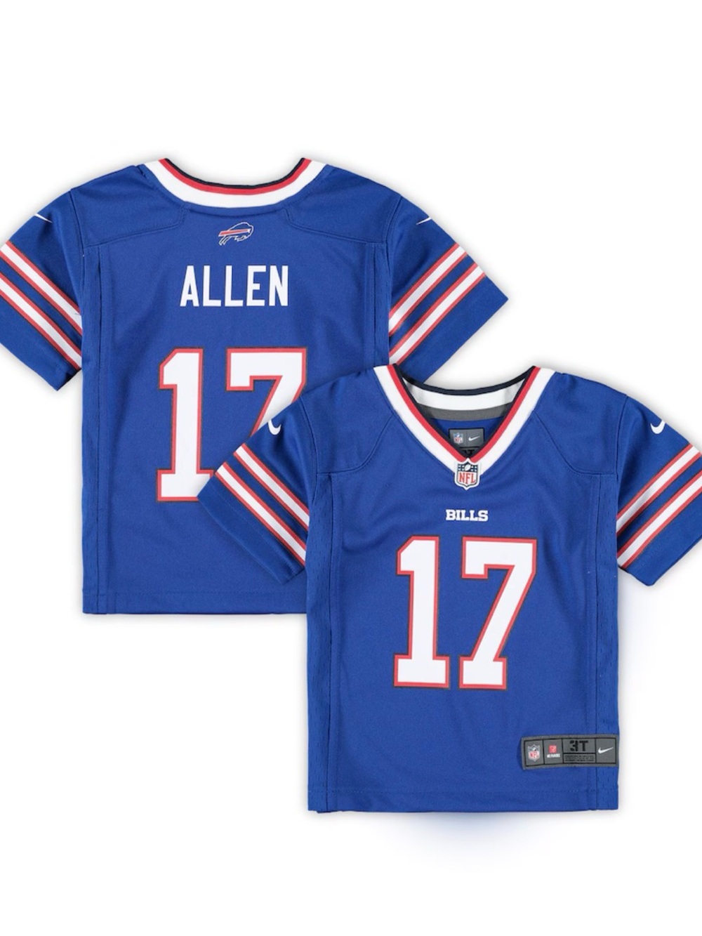 Nike Toddler Buffalo Bills Josh Allen #17 Jersey Sz 24mo.